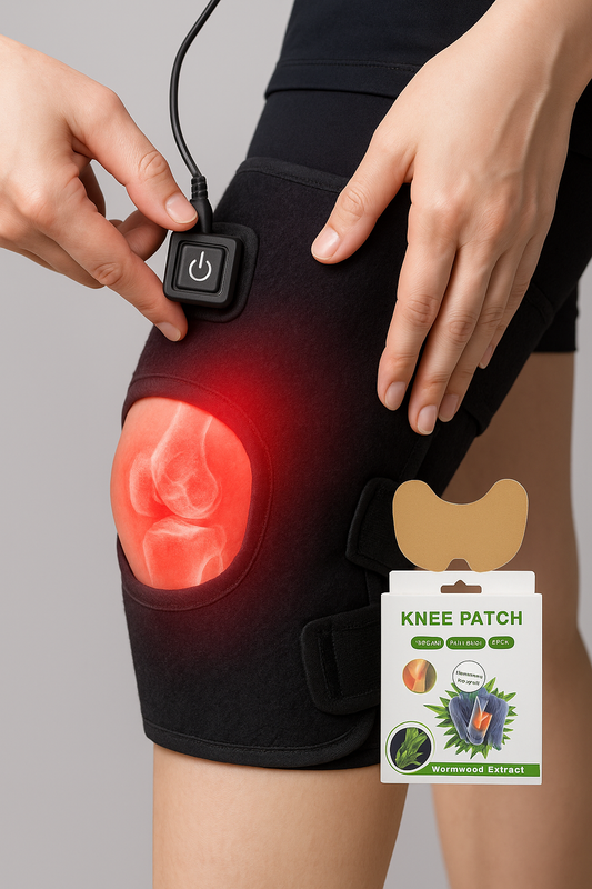 RODILLERA TERAPIA DE CALOR CON CABLE USB®