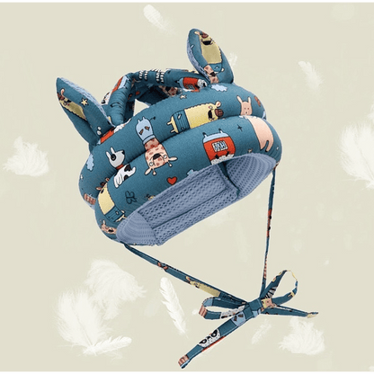 Casco de esponja gateo para bebes