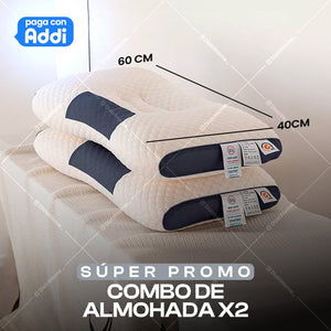 M - Juego de almohadas Cervical X2